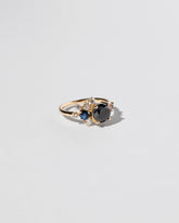 Vega Ring - Black Diamond on light color background.