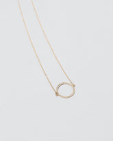 Spring Necklace on light color background.