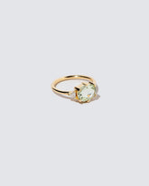 Laurel Ring on light color background.