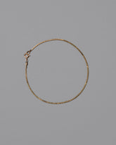Vintage Serpentine Chain Bracelet on light color background.