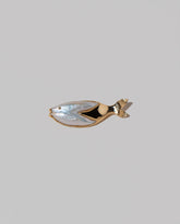 Frank Fish Brooch on light color background.