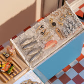 product_details::Styled image of pieces from the Fine Foods Charms collection.