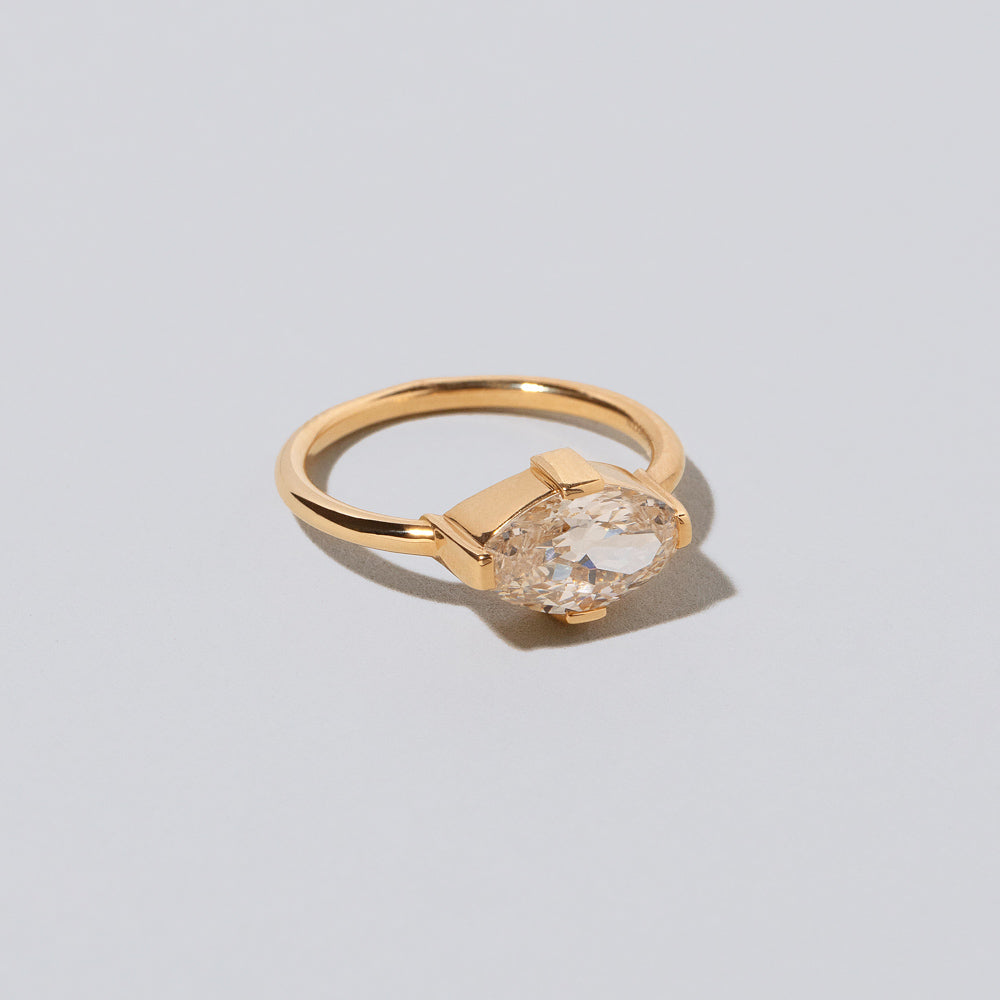 product_details::Styled image featuring the View from the side of the Eupheme Ring.