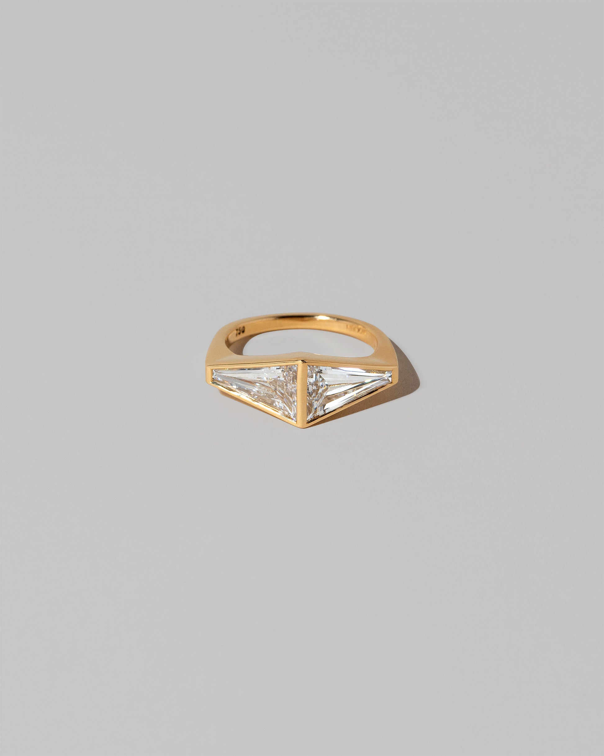 Twin Ring on light color background.