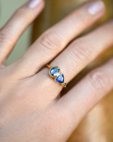Nemesia Ring on model.