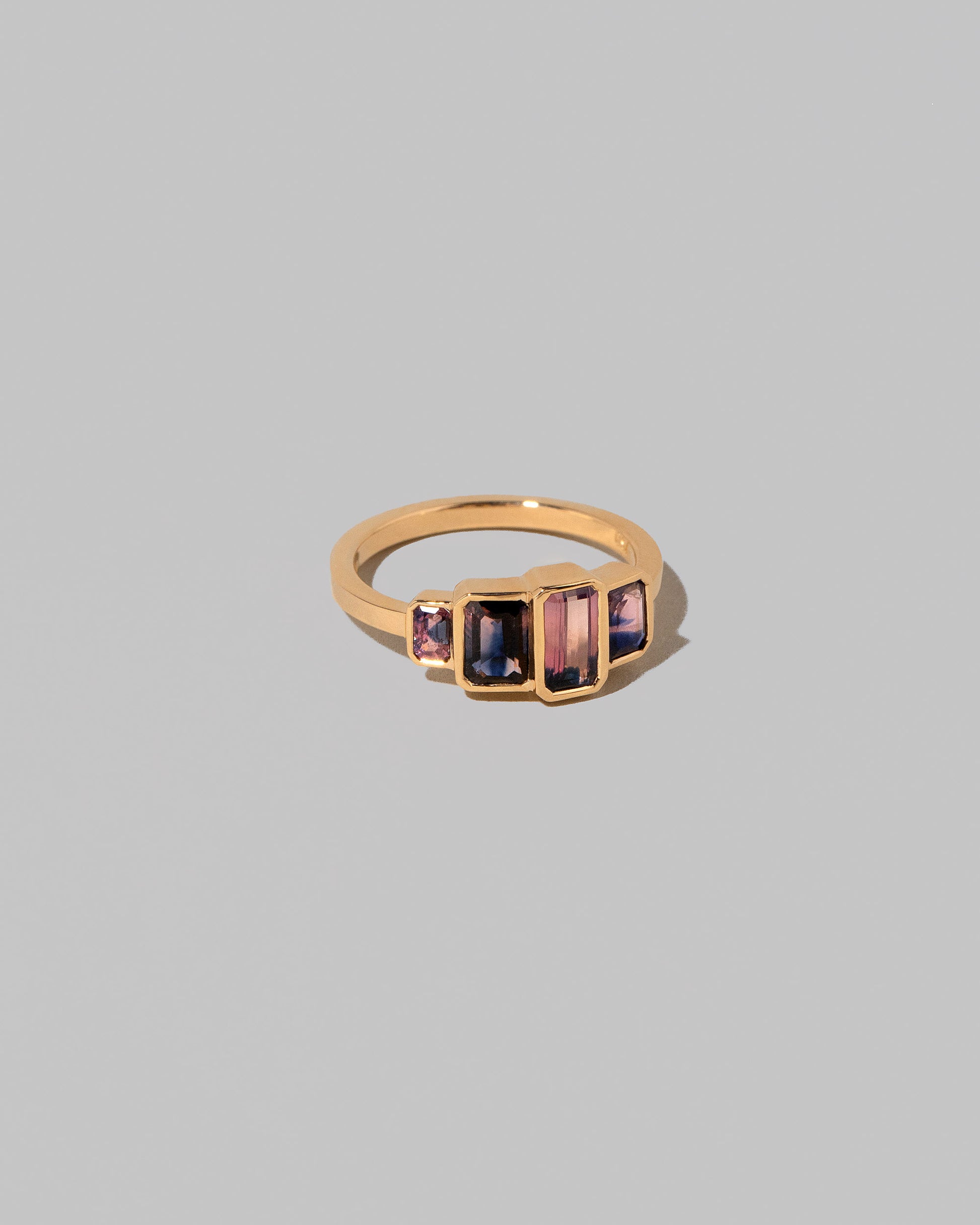 View from the side of the Vanda Ring on light color background.