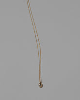 Diamond Birthstone Level Necklace on light color background.