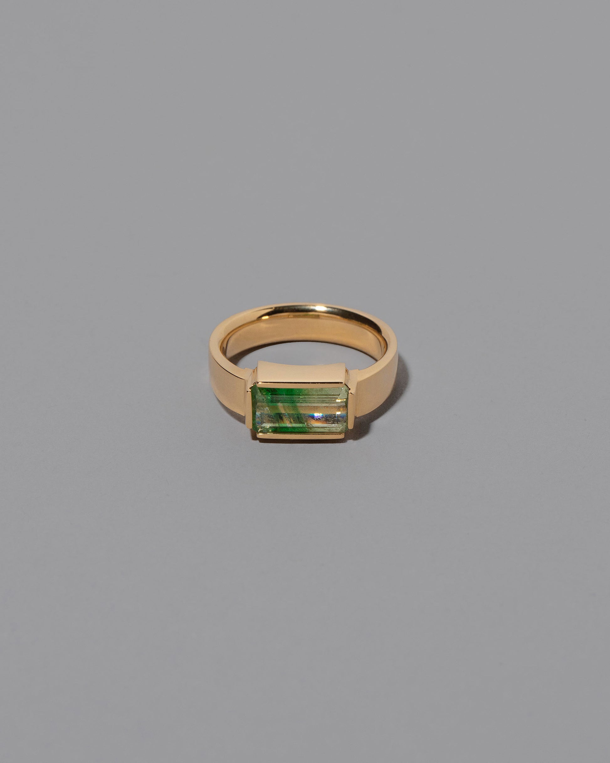 Gather Ring on grey color background.