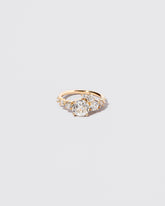  Super Luna Ring - White Diamond on light color background.