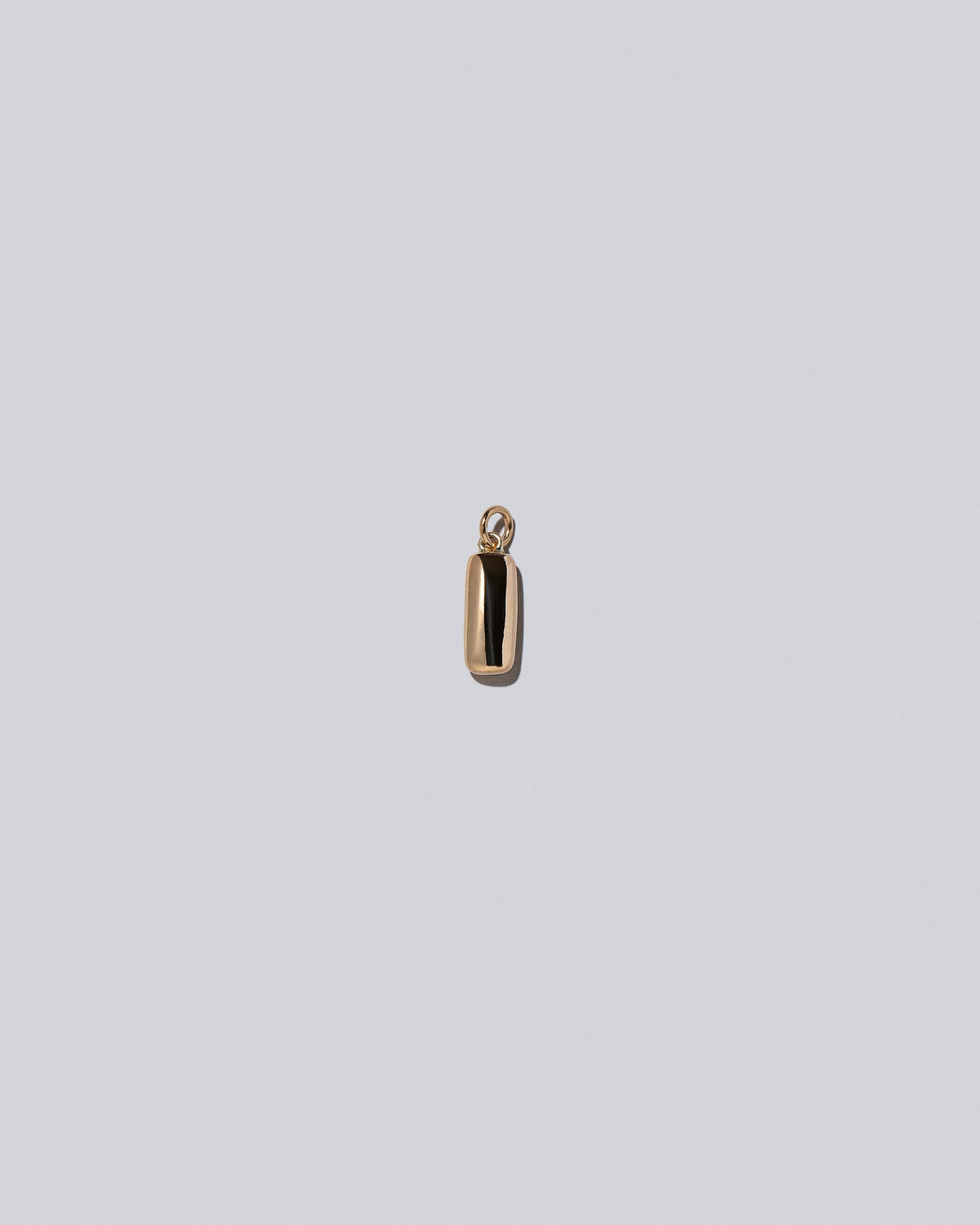Rectangle Time Capsule charm on a light color background.
