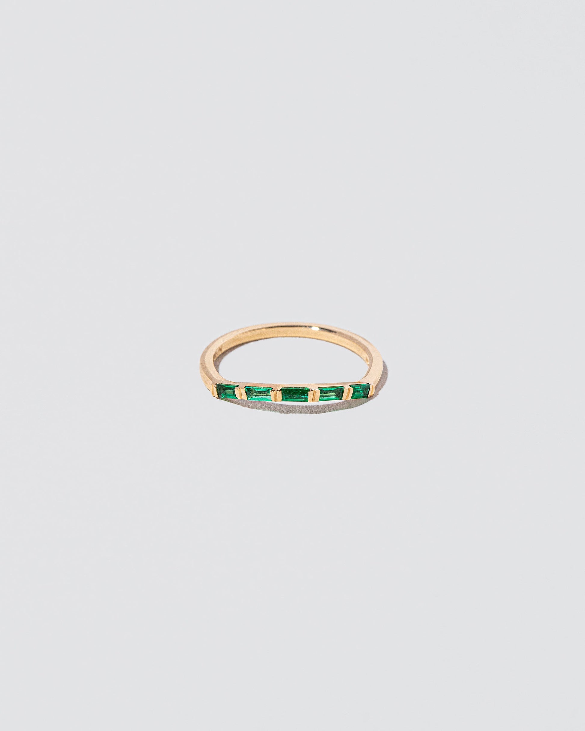 Emerald Bow Band on light color background.