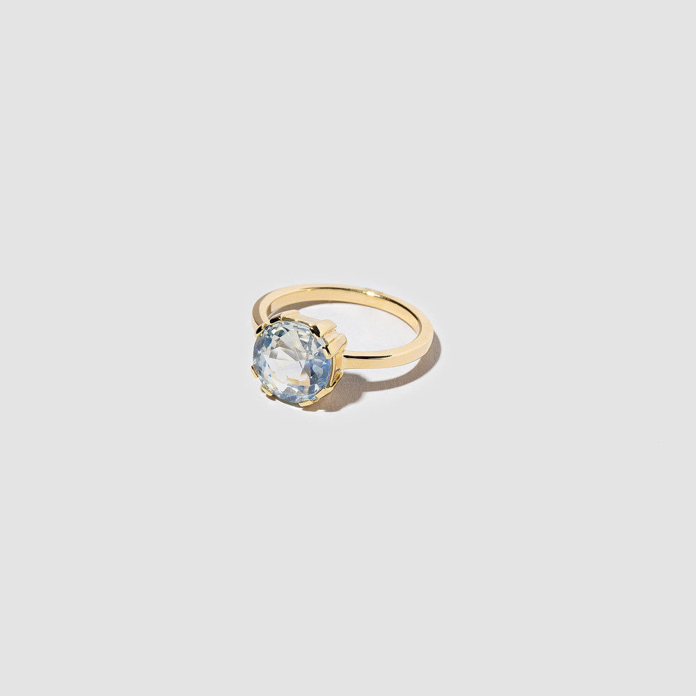 product_details::Closeup details of the Still Ring on light color background.