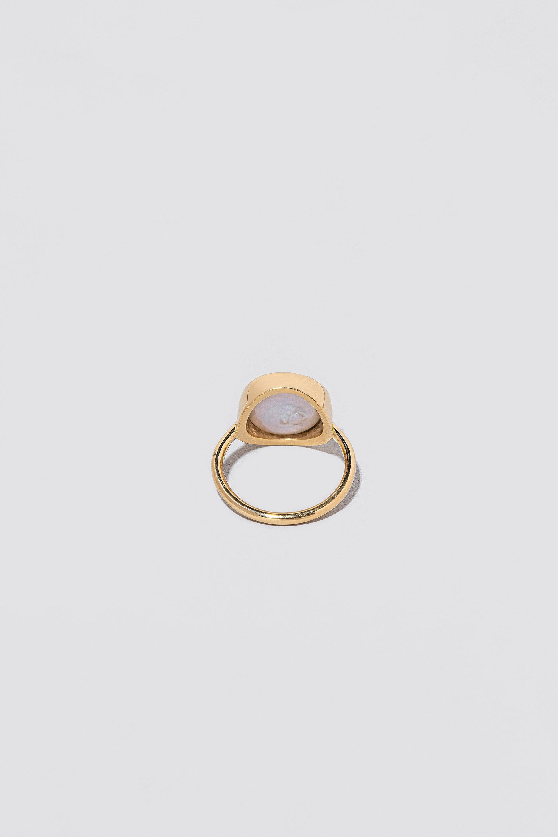 View from the back of the Atlas Ring on light color background.