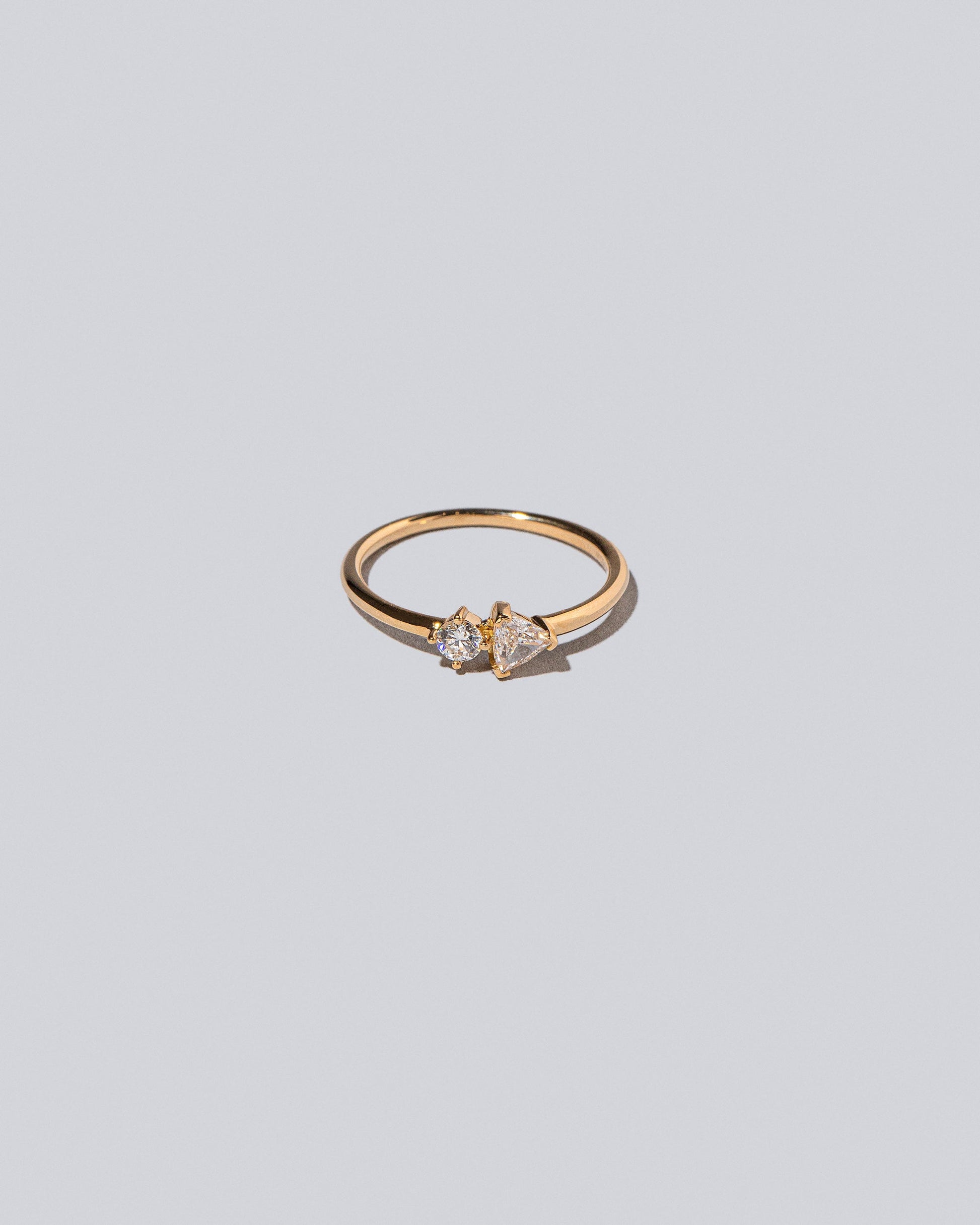  Persephone Ring - White Diamonds on light color background.