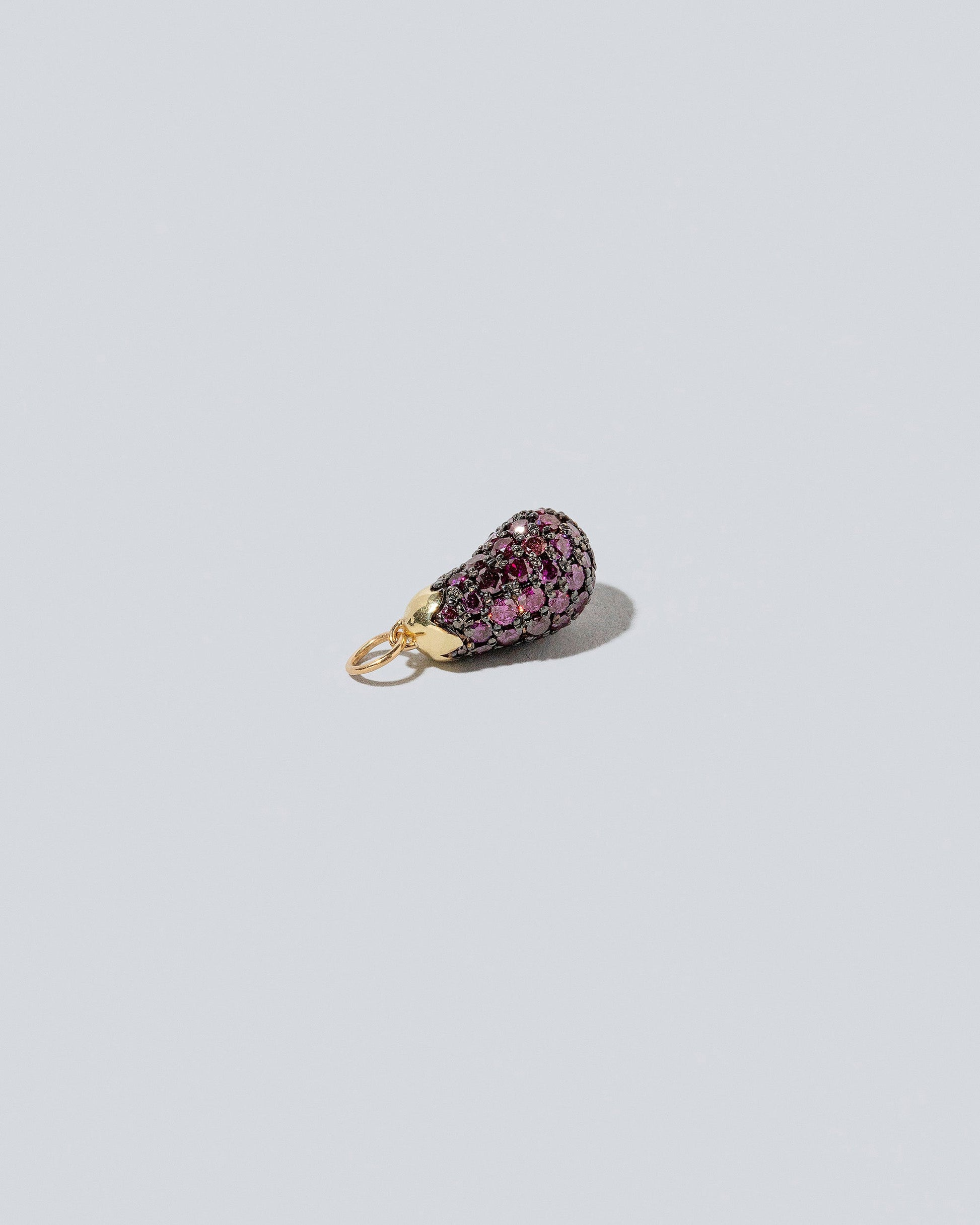 Eggplant Charms on light color background.
