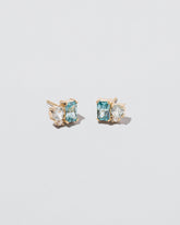  Sky Earrings on light color background.