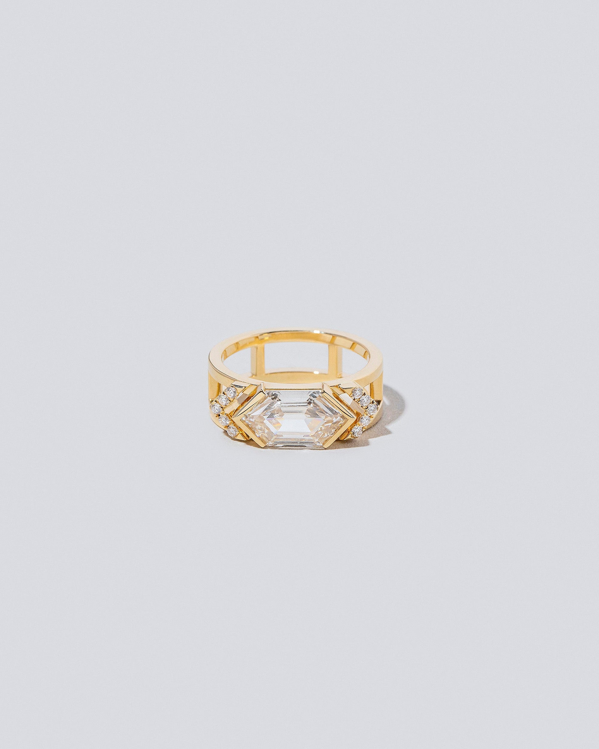  Empire Ring on light color background.