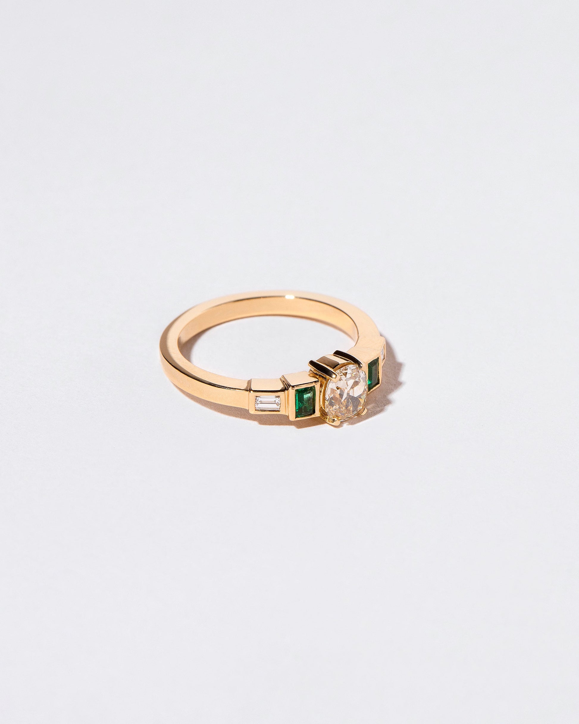  Swallowtail Ring on light color background.