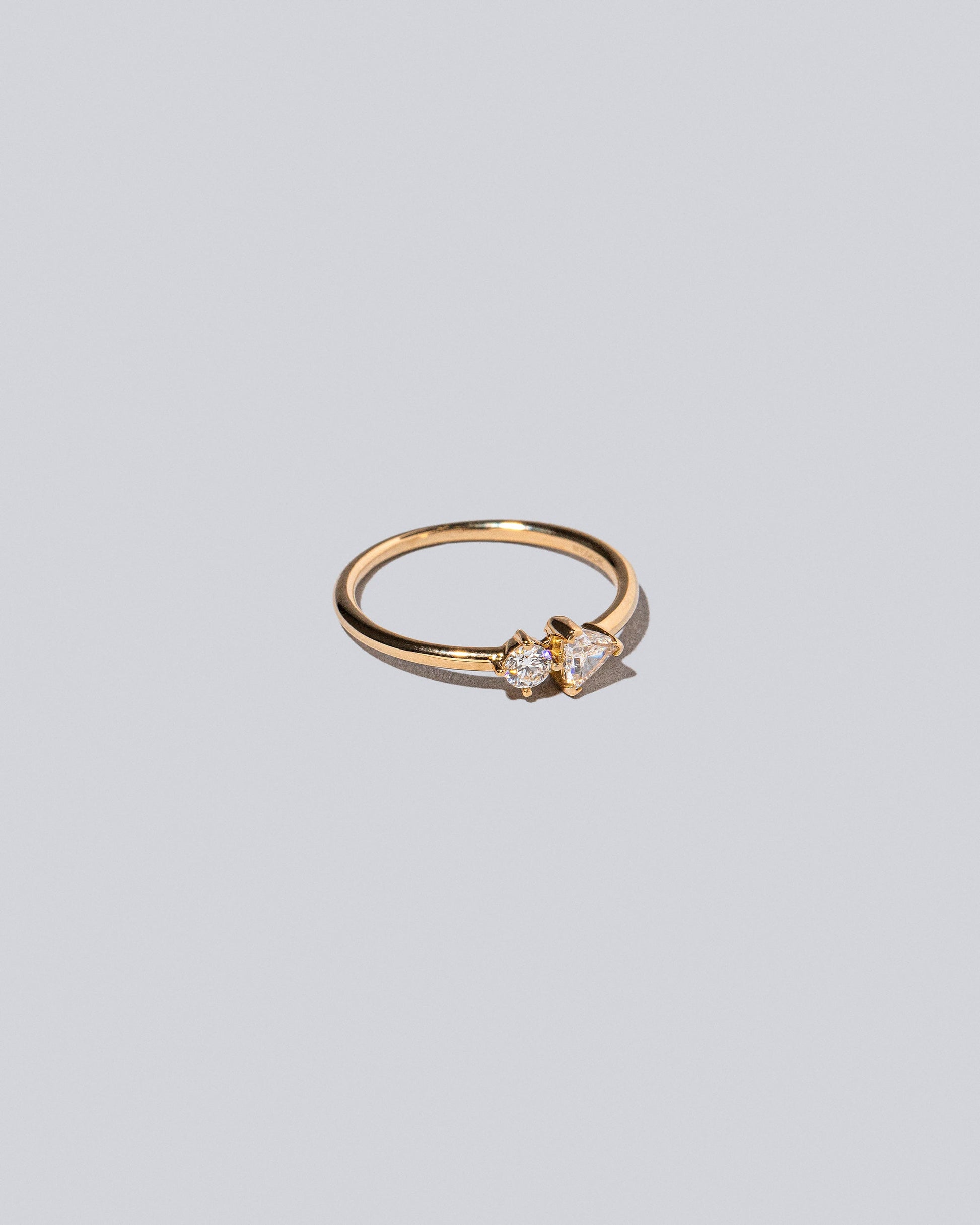  Persephone Ring - White Diamonds on light color background.