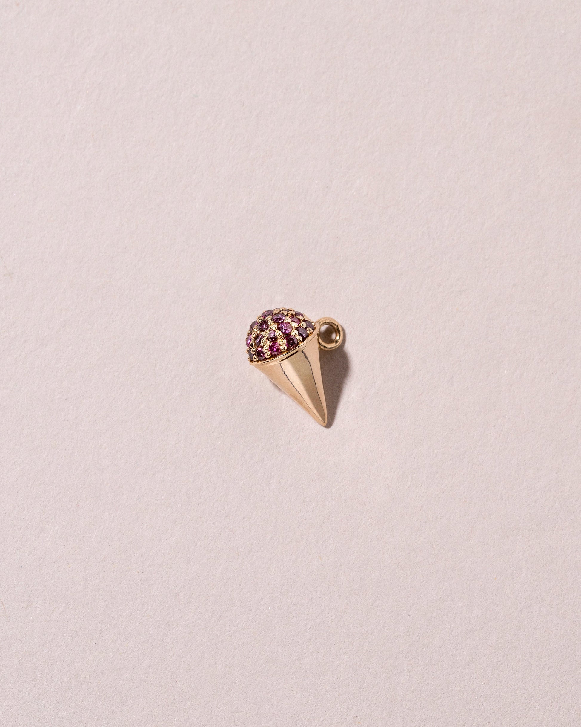 Sno Cone Charm - Sour Grape on light color background.